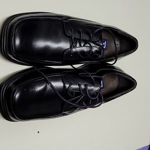 PG LITE BY PEPPER GATE MENS BLACK DRESS SHOES SIZE 7.5
